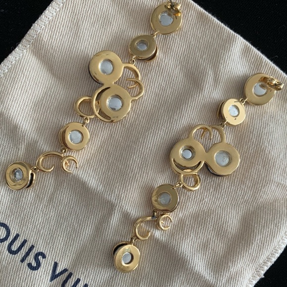 🆕🔥ARTINI DesignerEarrings-Crystals Purple & Gold - Picture 4 of 8